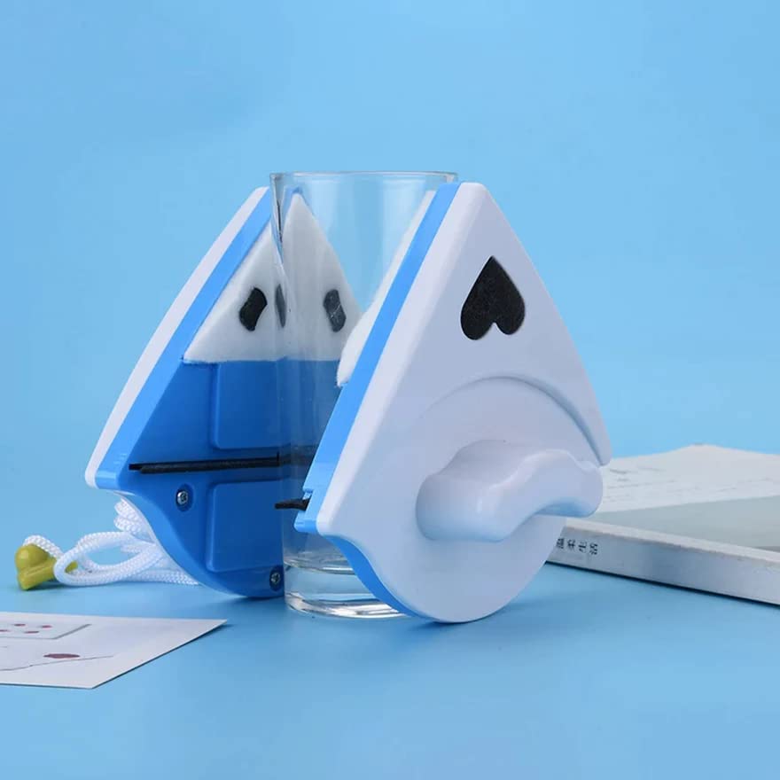 Double-Sided Magnetic Window Glass Cleaner
