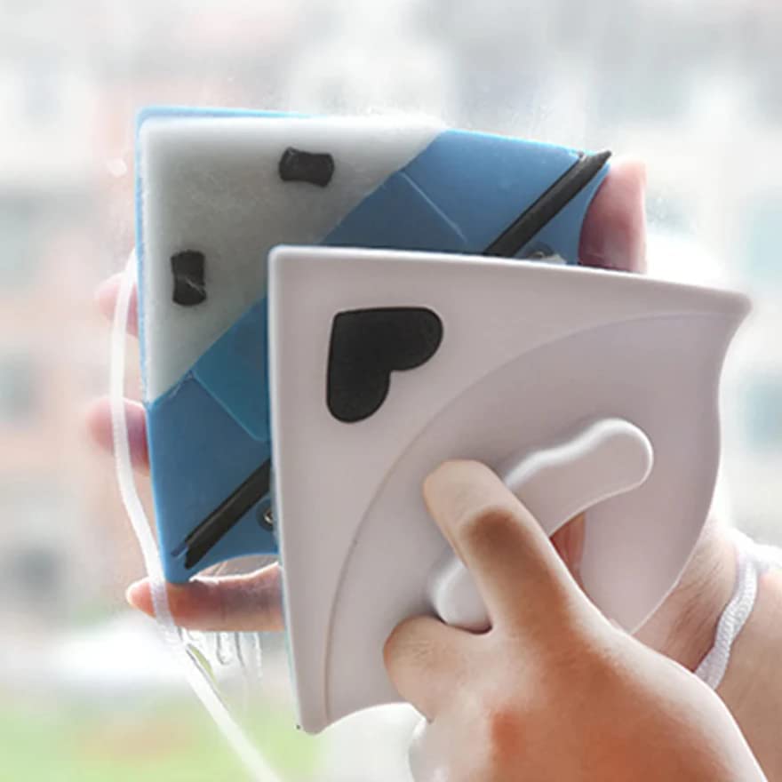 Double-Sided Magnetic Window Glass Cleaner