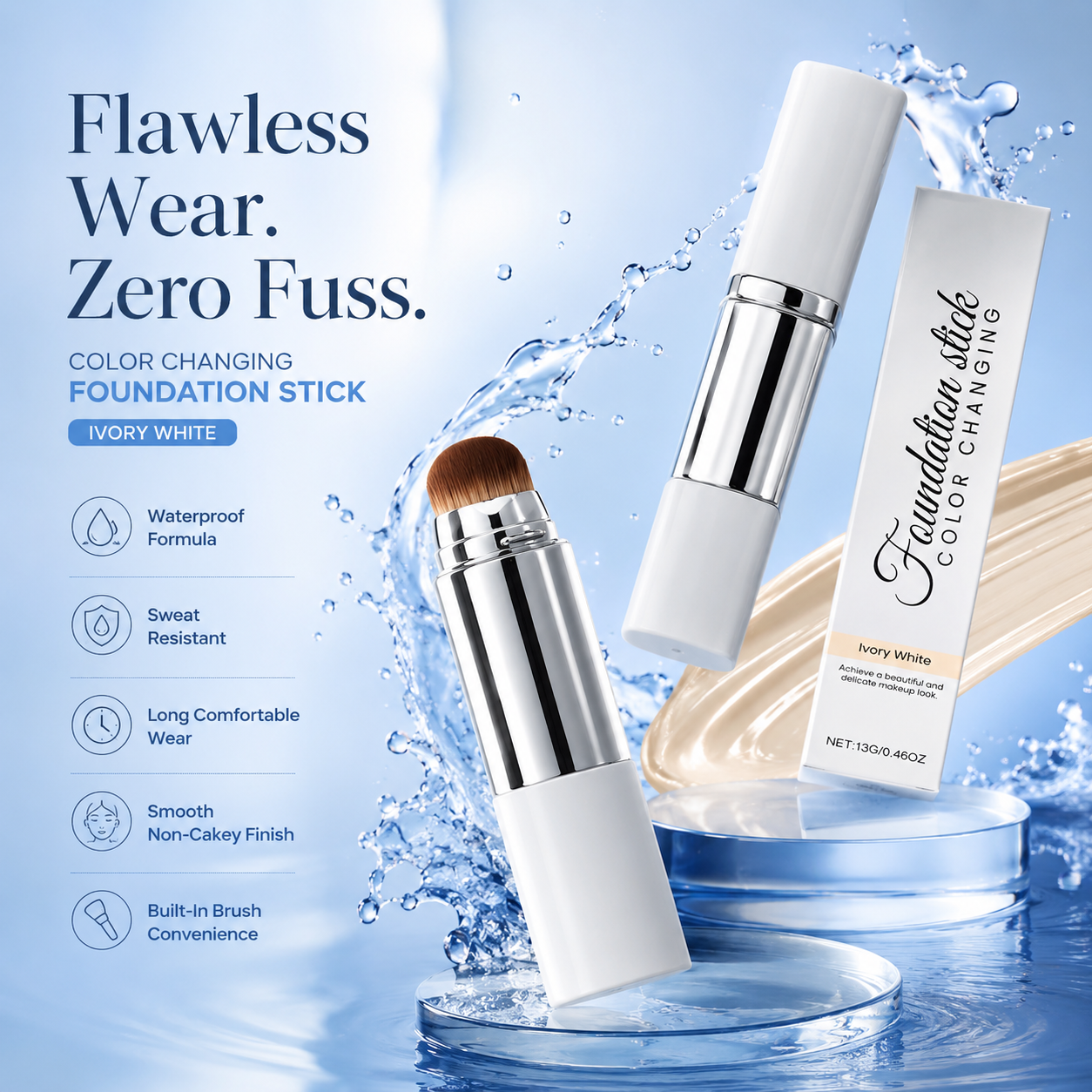 2 in 1 Colour Changing Foundation Stick