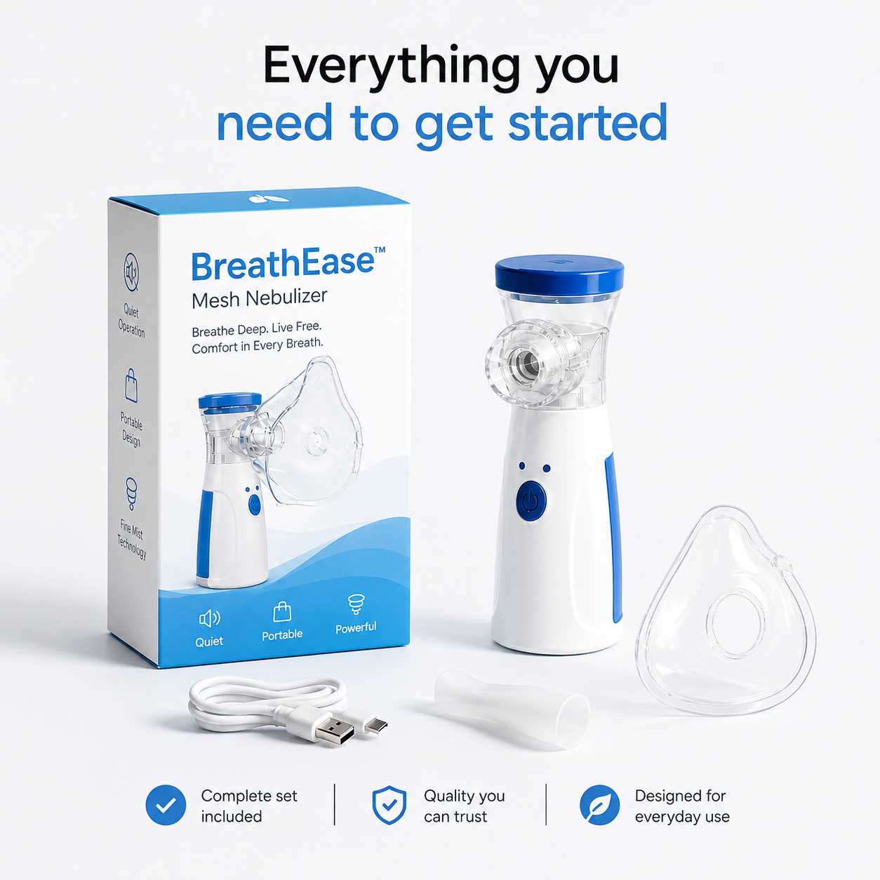 BreathEase Mesh Nebulizer