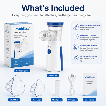 BreathEase Mesh Nebulizer
