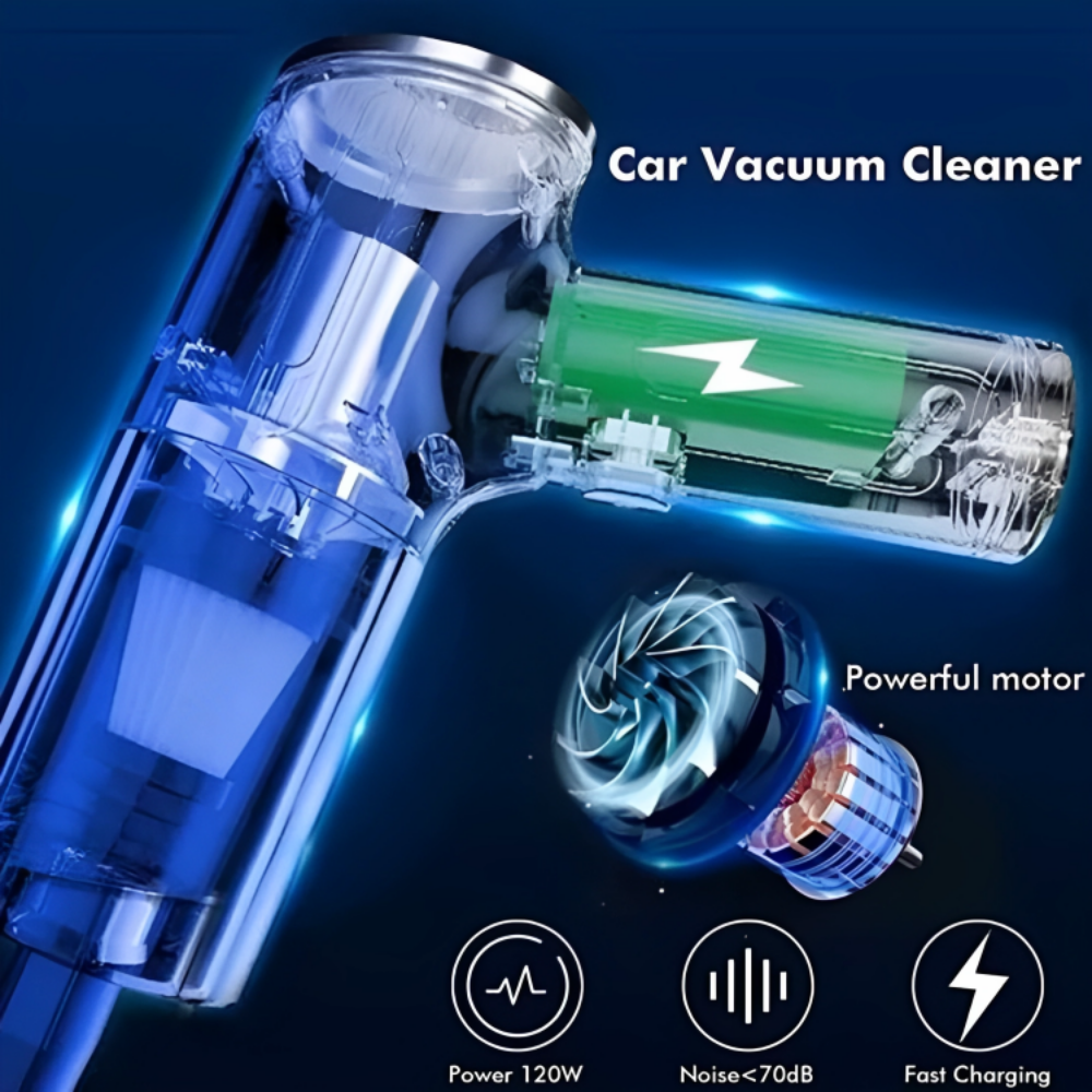 AirPro Portable Car Vacuum Cleaner