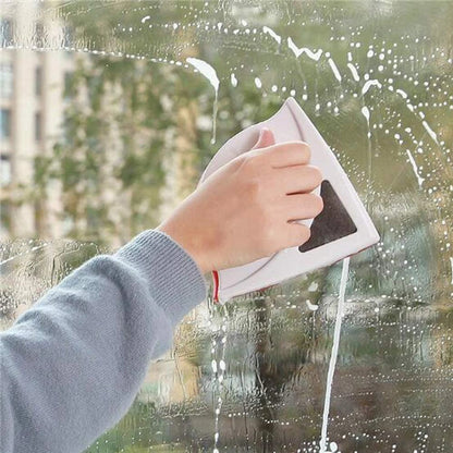 Double-Sided Magnetic Window Glass Cleaner